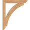 Ekena Millwork Thorton Slat Smooth Bracket, Western Red Cedar, 3 1/2"W x 30"D x 36"H BKT04X30X36THR06SWR - alternate 2